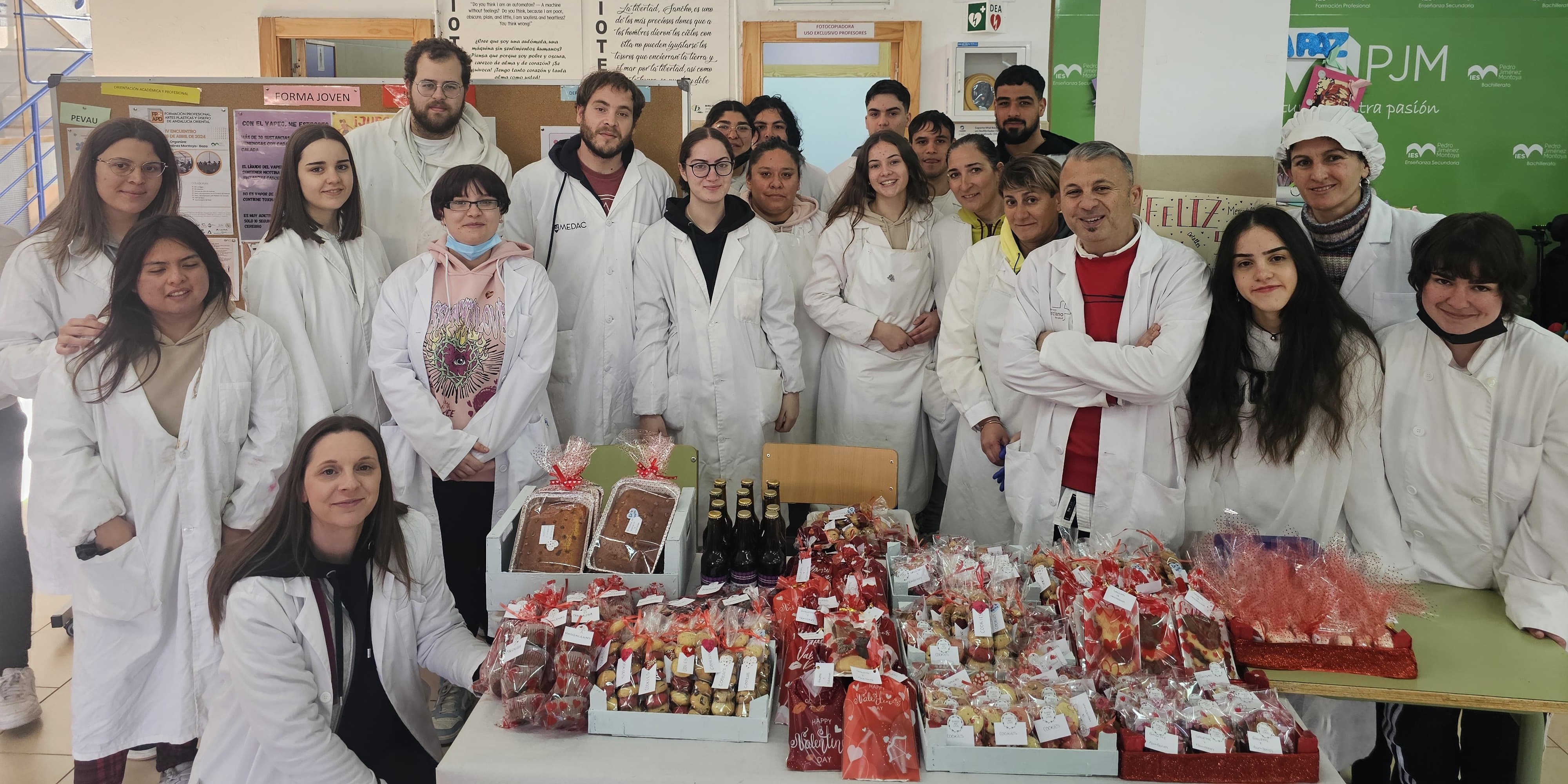 Foto Alumnado que participa en el proyecto del IES Pedro Jiménez Montoya